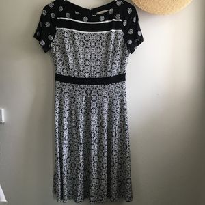 Ann Taylor Loft knit patterned dress
